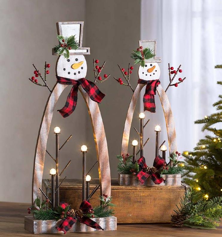 DIY Snowman and Reindeer Measuring Sticks – Winter Craft for Kids