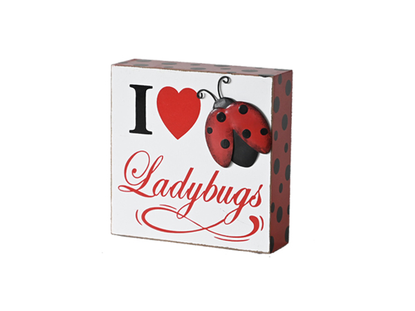 Valentine'S Day Wooden Block Decoration