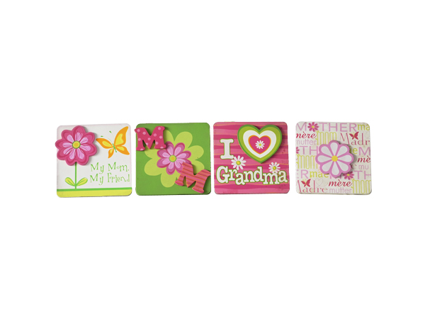 Spring Wooden Block Ornaments